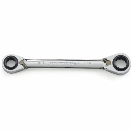 GEARWRENCH Gearwrench KD85202 QuadBox Ratcheting Wrench; 0.56 x 0.62 & 0.68 x 0.75 in. KD85202